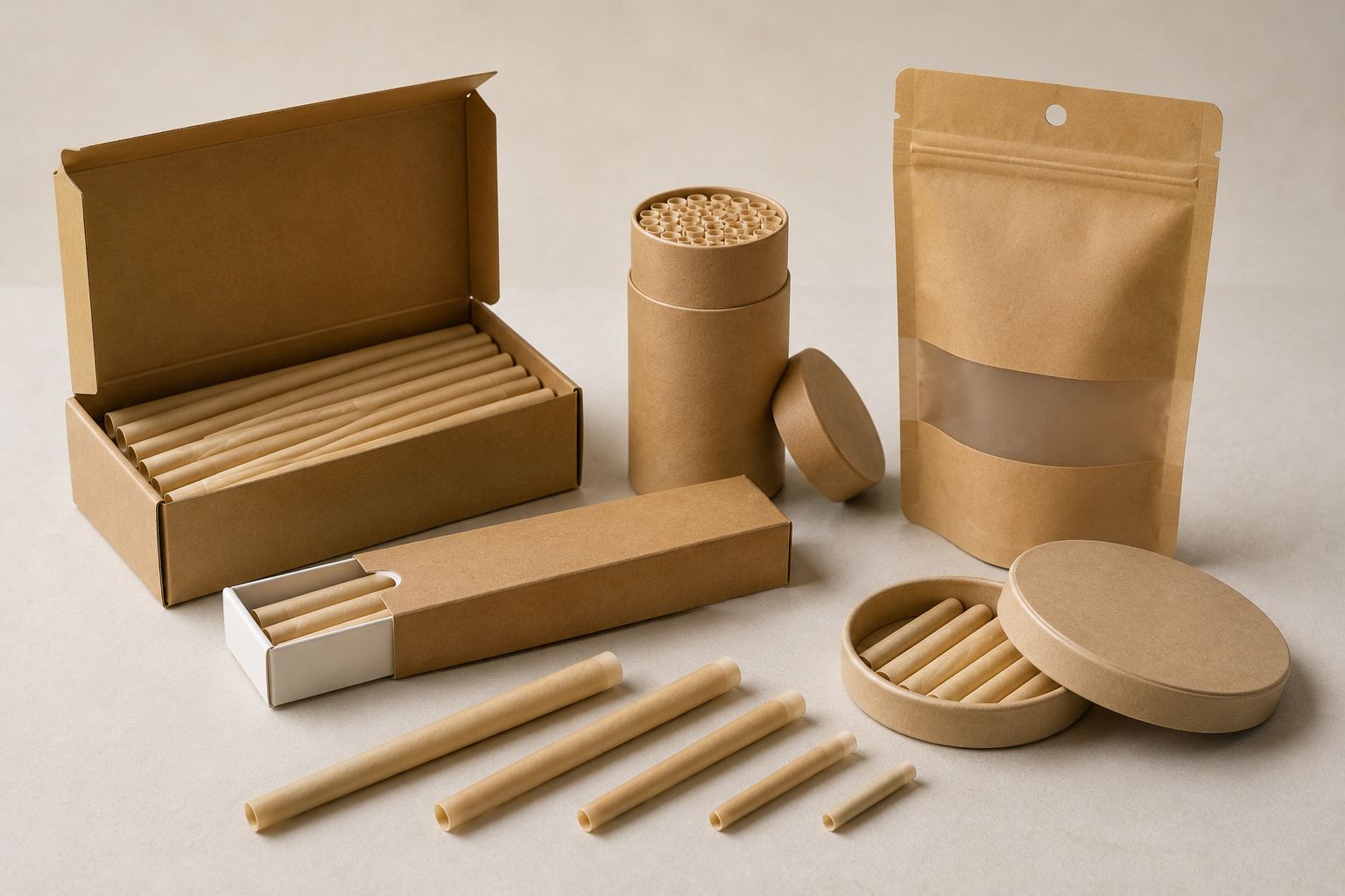 Custom sizes and packaging options for pre-rolled cones